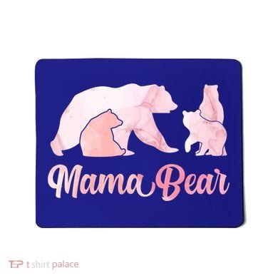 Mama Bear 3 Cubs Mom Bear Awesome Camping Gift Mousepad