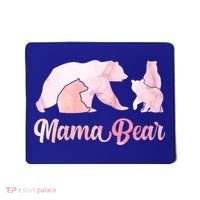 Mama Bear 3 Cubs Mom Bear Awesome Camping Gift Mousepad thumb 0