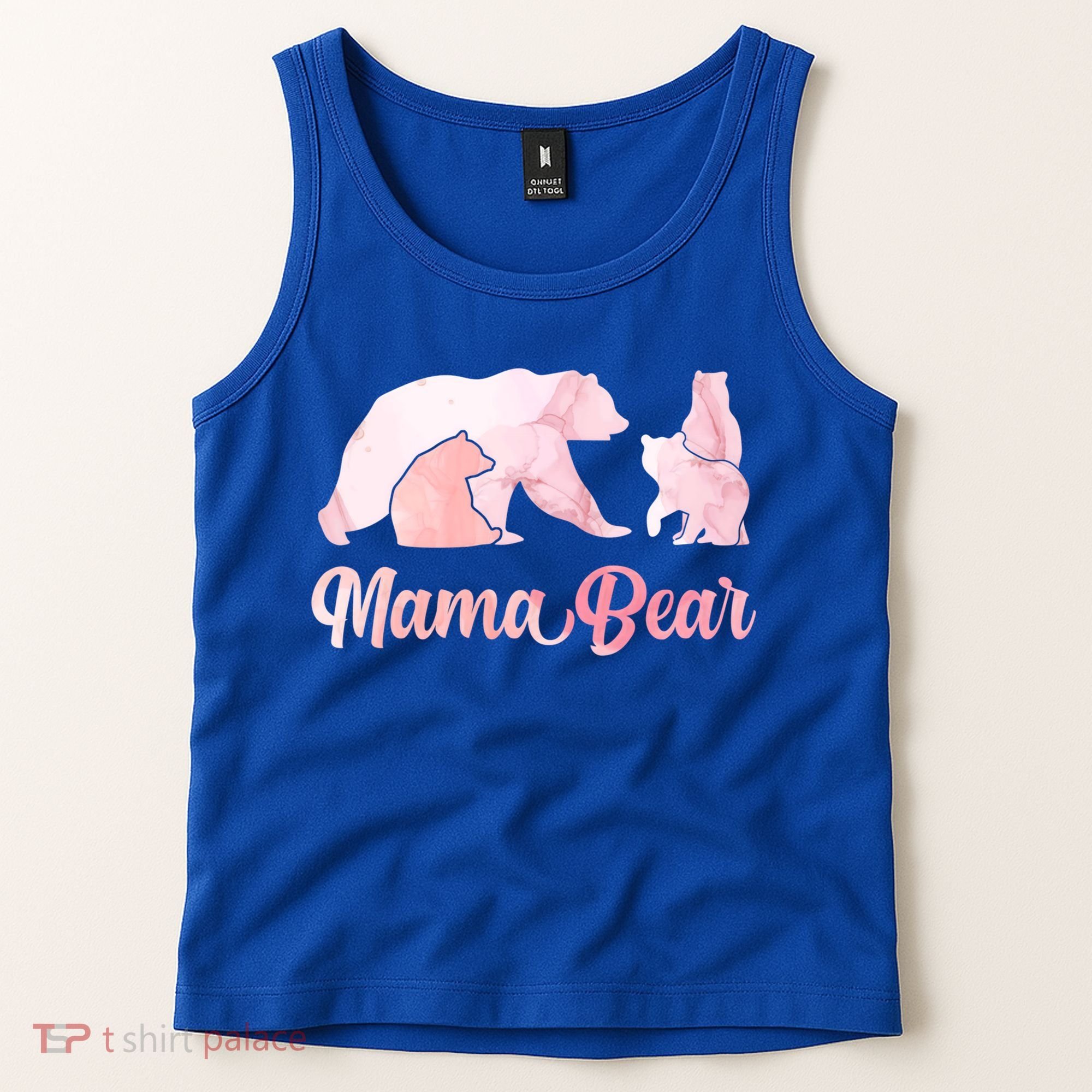 Mama Bear 3 Cubs Mom Bear Awesome Camping Gift Tank Top