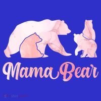 Mama Bear 3 Cubs Mom Bear Awesome Camping Gift Women's Long Sleeve Shirt thumb 2