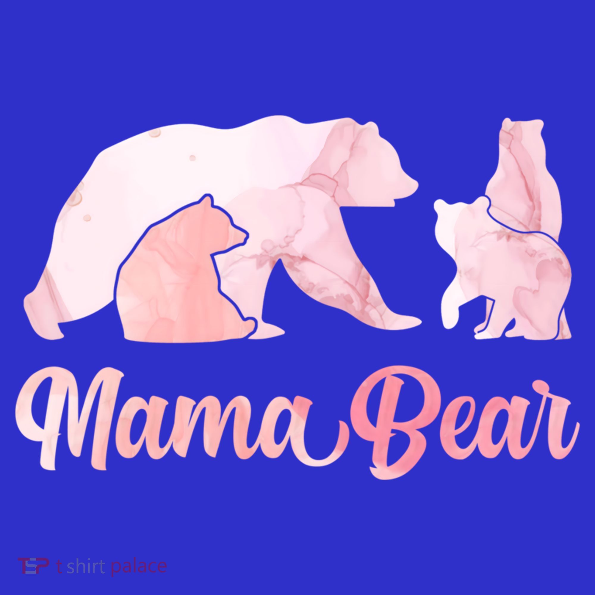 Mama Bear 3 Cubs Mom Bear Awesome Camping Gift Women's Long Sleeve Shirt