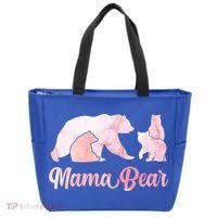 Mama Bear 3 Cubs Mom Bear Awesome Camping Gift Tote Bag thumb 0