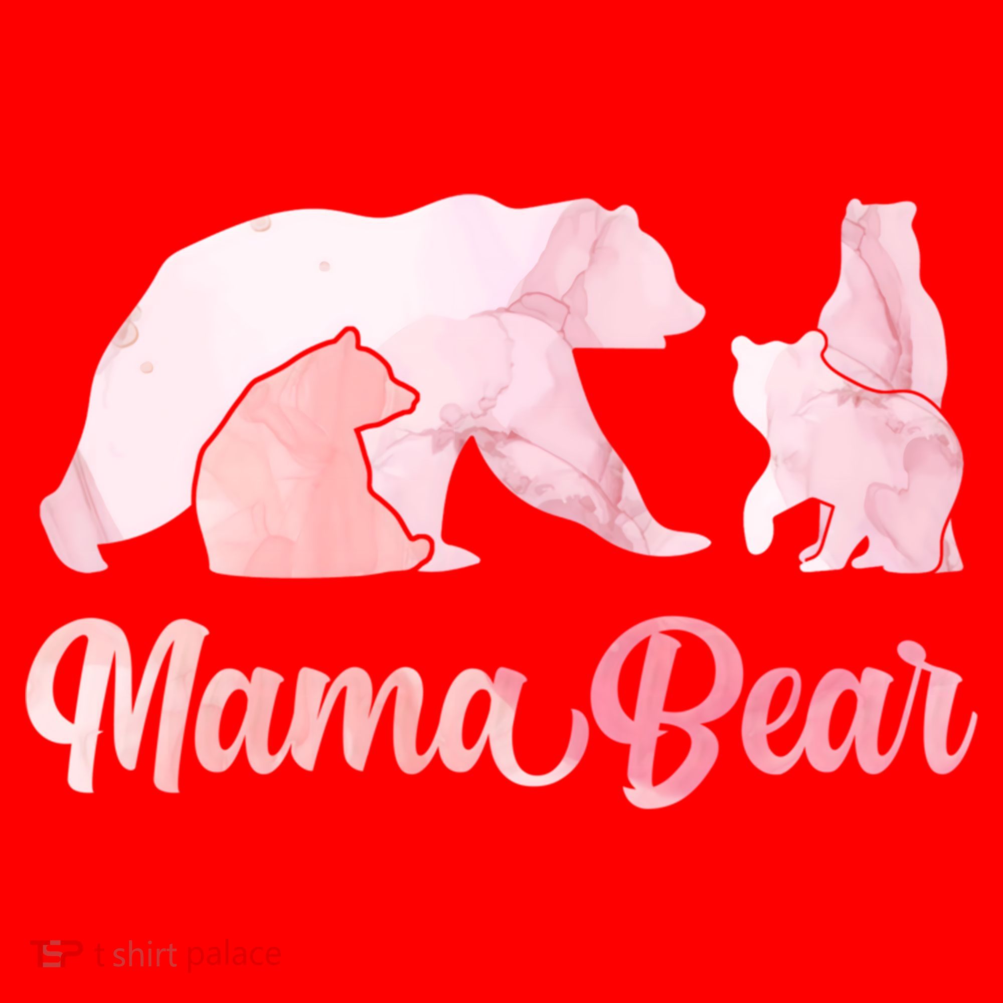 Mama Bear 3 Cubs Mom Bear Awesome Camping Gift Santa Hat