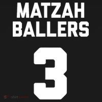 Matzah Baller 3 Funny Jewish Matzo Ball Pun Basketball Team Women's Hoodie thumb 2