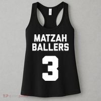 Matzah Baller 3 Funny Jewish Matzo Ball Pun Basketball Team Women's Tank Top thumb 3