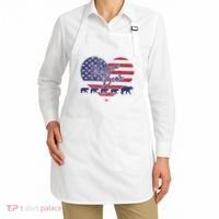 Mama Bear 4th Of July 4 Cubs Usa Flag Heart Apron thumb 2