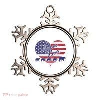 Mama Bear 4th Of July 4 Cubs Usa Flag Heart Ornament thumb 0