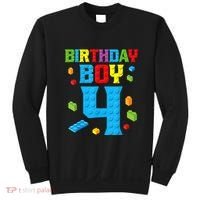 Master Builder 4th Birthday Boy 4 Four Year Building Bricks Sweatshirt thumb 0