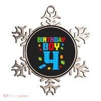 Master Builder 4th Birthday Boy 4 Four Year Building Bricks Ornament thumb 0