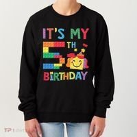 Master Builder 5th ItS My 5th Birthday Brick Blocks Women's Sweatshirt thumb 0