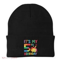 Master Builder 5th ItS My 5th Birthday Brick Blocks Beanie thumb 0