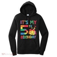 Master Builder 5th ItS My 5th Birthday Brick Blocks Women's Hoodie thumb 0