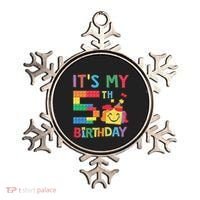 Master Builder 5th ItS My 5th Birthday Brick Blocks Ornament thumb 0