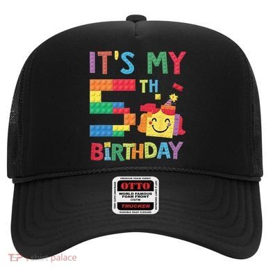 Master Builder 5th ItS My 5th Birthday Brick Blocks Hat