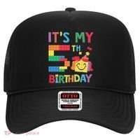 Master Builder 5th ItS My 5th Birthday Brick Blocks Hat thumb 0