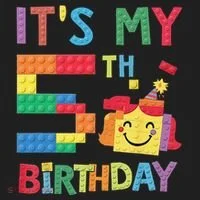 Master Builder 5th ItS My 5th Birthday Brick Blocks Hat thumb 2