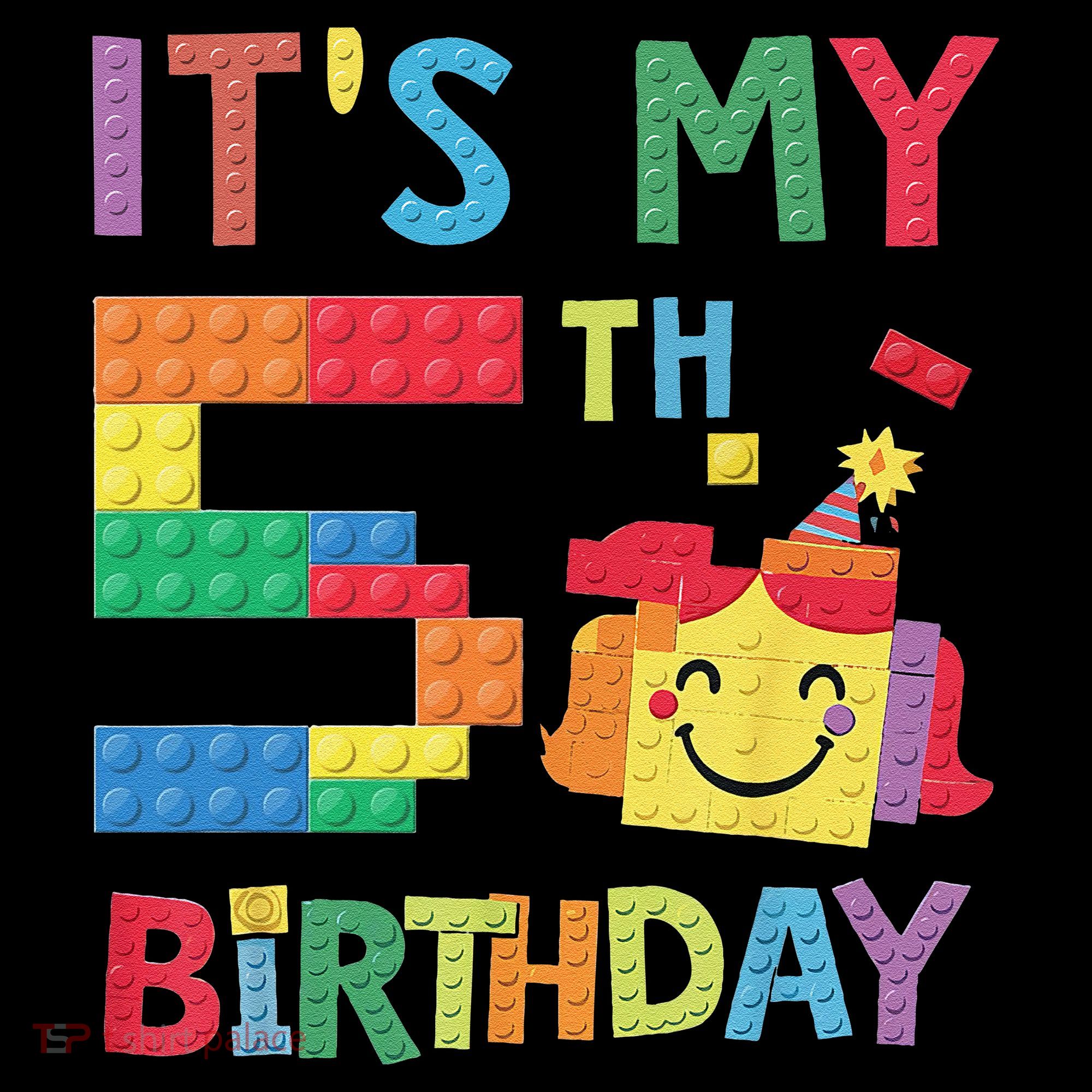Master Builder 5th ItS My 5th Birthday Brick Blocks Women's Long Sleeve Shirt