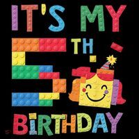 Master Builder 5th ItS My 5th Birthday Brick Blocks Women's T-Shirt thumb 6