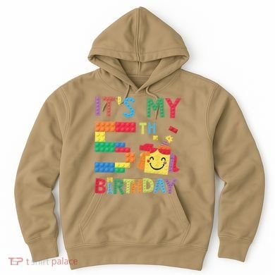 Master Builder 5th ItS My 5th Birthday Brick Blocks Hoodie