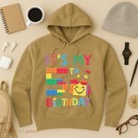 Master Builder 5th ItS My 5th Birthday Brick Blocks Hoodie thumb 3
