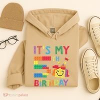 Master Builder 5th ItS My 5th Birthday Brick Blocks Hoodie thumb 4