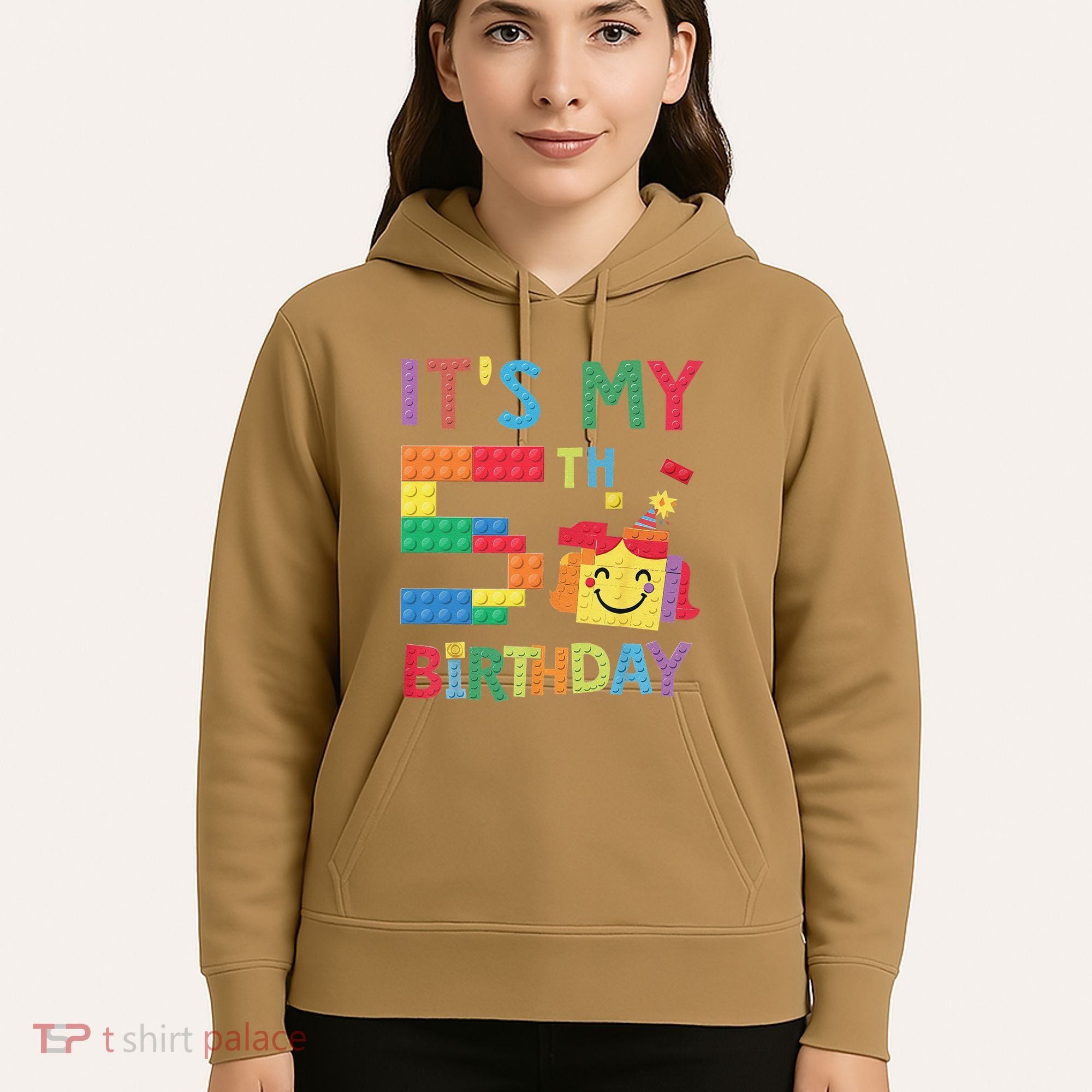 Master Builder 5th ItS My 5th Birthday Brick Blocks Hoodie