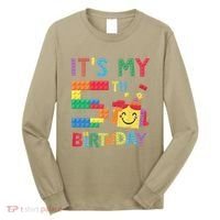 Master Builder 5th ItS My 5th Birthday Brick Blocks Long Sleeve Shirt thumb 0