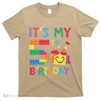 Master Builder 5th ItS My 5th Birthday Brick Blocks T-Shirt thumb 0