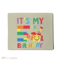 Master Builder 5th ItS My 5th Birthday Brick Blocks Mousepad thumb 0