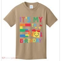 Master Builder 5th ItS My 5th Birthday Brick Blocks Kids T-Shirt thumb 0