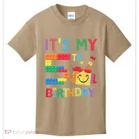 Master Builder 5th ItS My 5th Birthday Brick Blocks Kids T-Shirt thumb 0