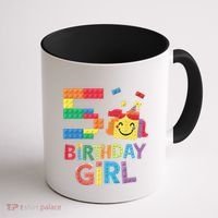 Master Builder 5th Birthday Girl 5 Year Old Brick Blocks Coffee Mug thumb 1