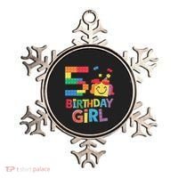 Master Builder 5th Birthday Girl 5 Year Old Brick Blocks Ornament thumb 0