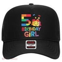 Master Builder 5th Birthday Girl 5 Year Old Brick Blocks Hat thumb 0