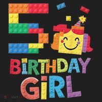 Master Builder 5th Birthday Girl 5 Year Old Brick Blocks Hat thumb 2