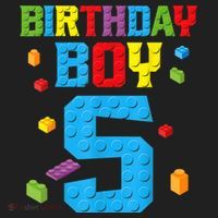 Master Builder 5th Birthday Boy 5 Five Year Building Bricks 40oz Vacuum Insulated Stainless Steel Travel Tumbler thumb 4