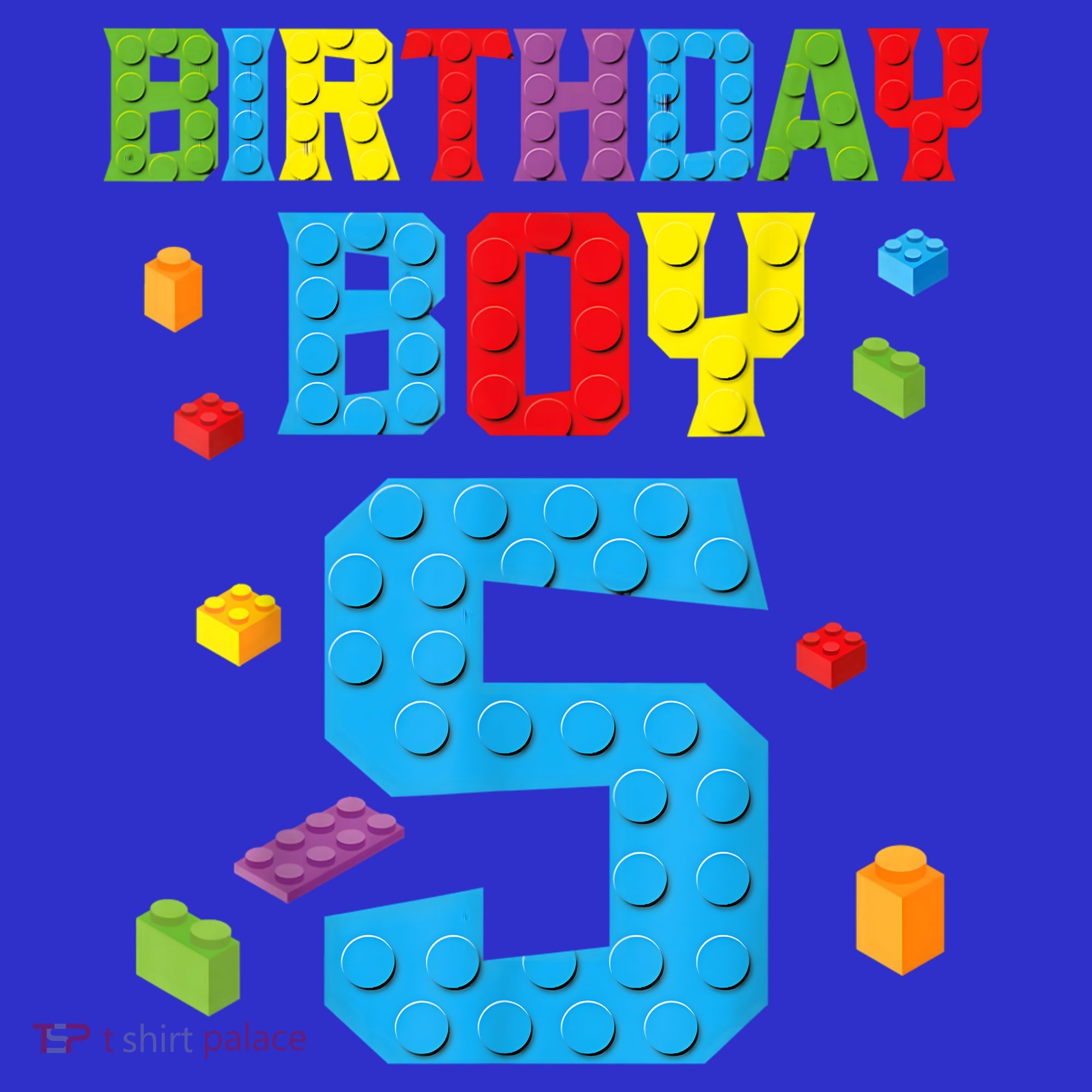 Master Builder 5th Birthday Boy 5 Five Year Building Bricks Mousepad