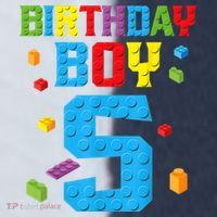 Master Builder 5th Birthday Boy 5 Five Year Building Bricks Sport-Tek Competitor United Soccer Jersey thumb 4