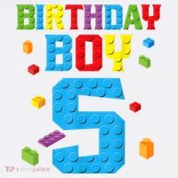 Master Builder 5th Birthday Boy 5 Five Year Building Bricks Garment-Dyed Sweatshirt thumb 2