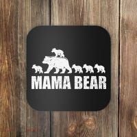 Mama Bear 5 Cubs Wo , Mothers Day S Coaster thumb 0