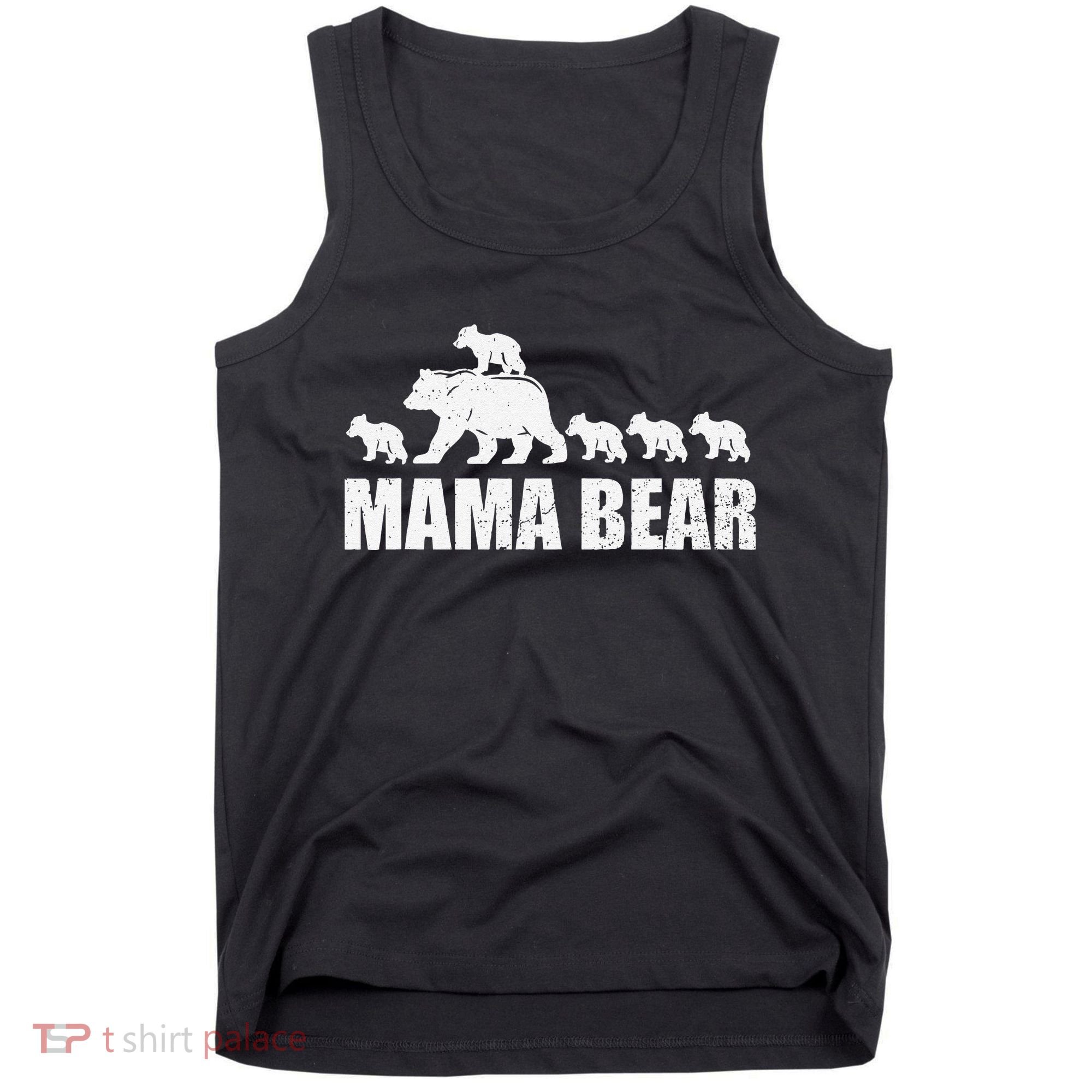 Mama Bear 5 Cubs Wo , Mothers Day S Tank Top
