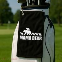 Mama Bear 5 Cubs Wo , Mothers Day S Golf Towel thumb 2