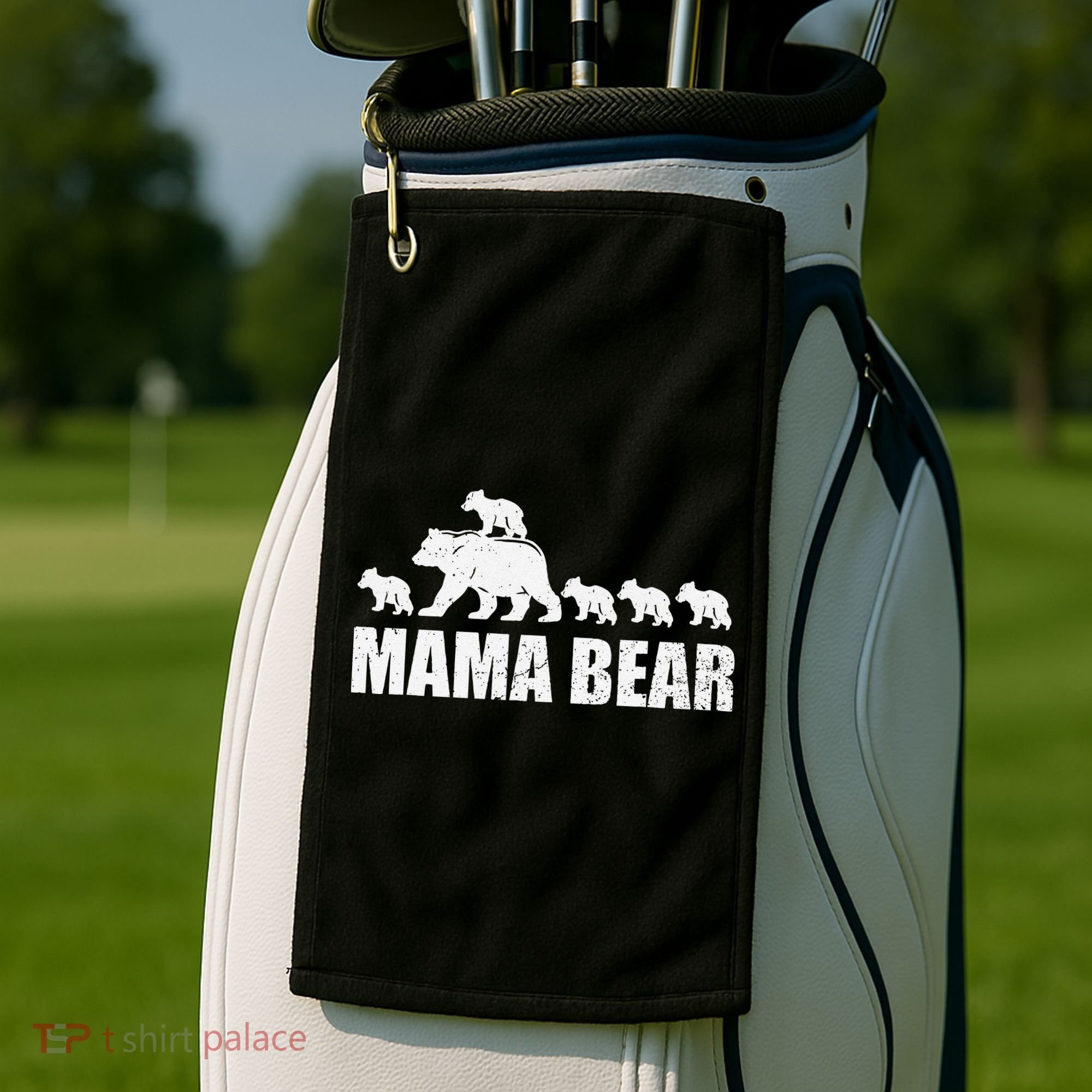 Mama Bear 5 Cubs Wo , Mothers Day S Golf Towel