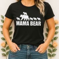 Mama Bear 5 Cubs Wo , Mothers Day S Women's T-Shirt thumb 2