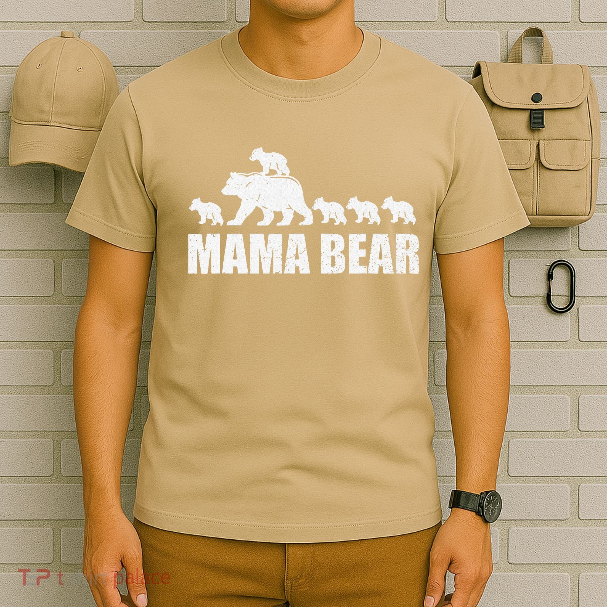 Mama Bear 5 Cubs Wo , Mothers Day S T-Shirt