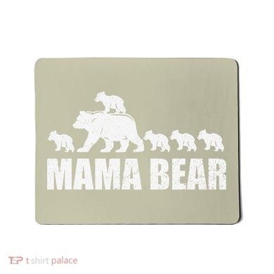 Mama Bear 5 Cubs Wo , Mothers Day S Mousepad