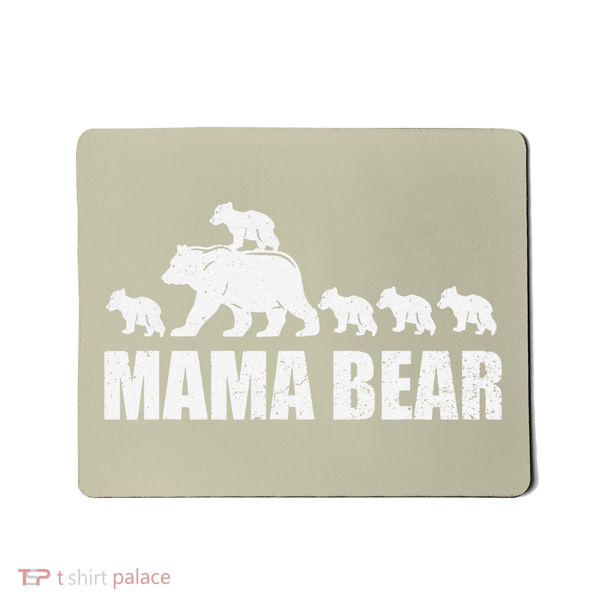 Mama Bear 5 Cubs Wo , Mothers Day S Mousepad