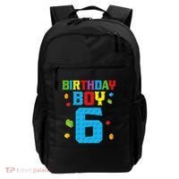 Master Builder 6th Birthday Boy 6 Six Year Building Bricks Backpack thumb 0