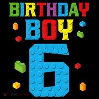 Master Builder 6th Birthday Boy 6 Six Year Building Bricks Backpack thumb 2