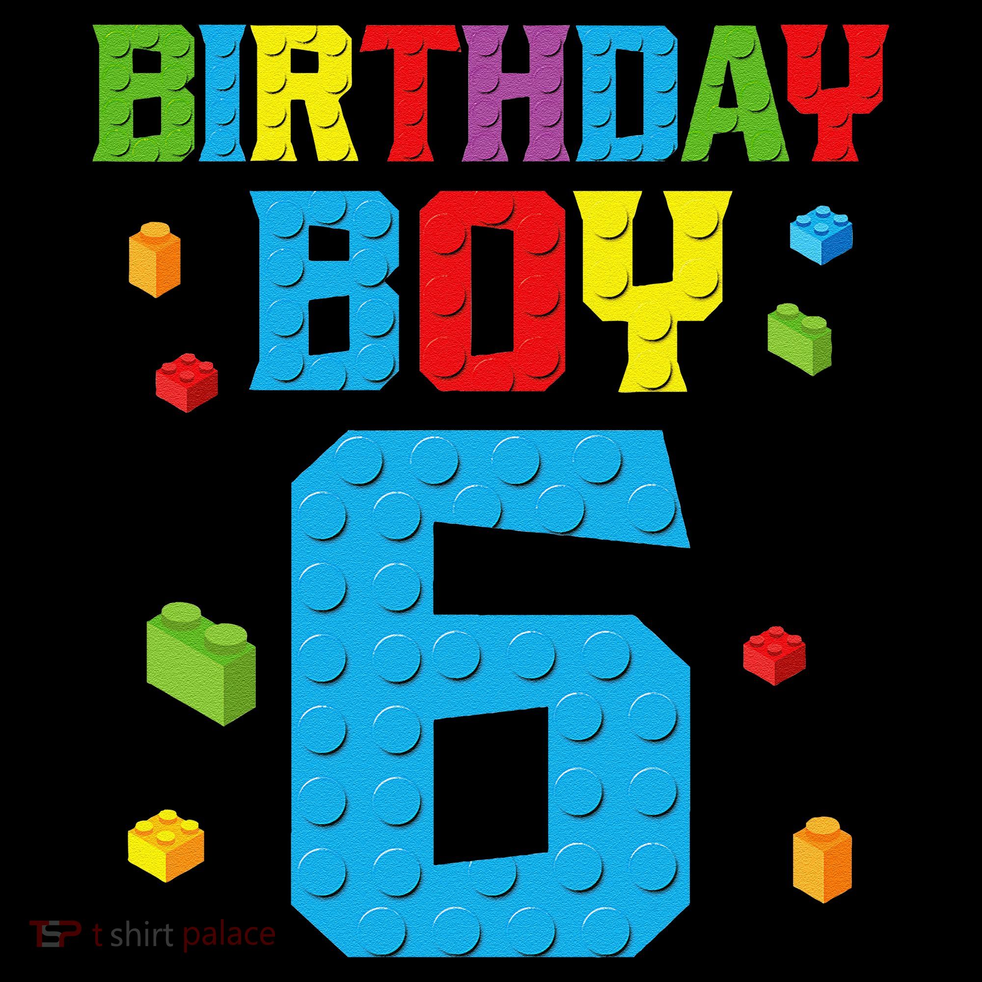 Master Builder 6th Birthday Boy 6 Six Year Building Bricks Backpack
